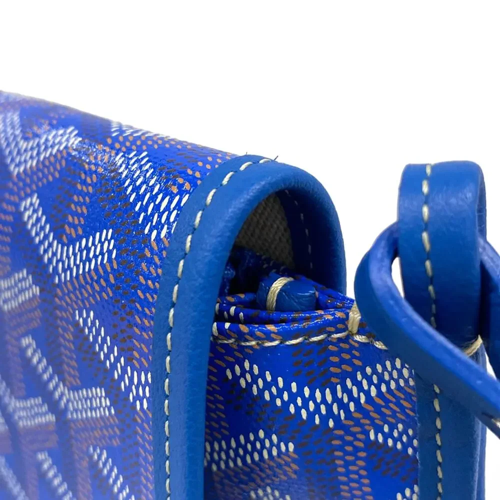 Goyard Plumet Shoulder Bag Coated Canvas Leather